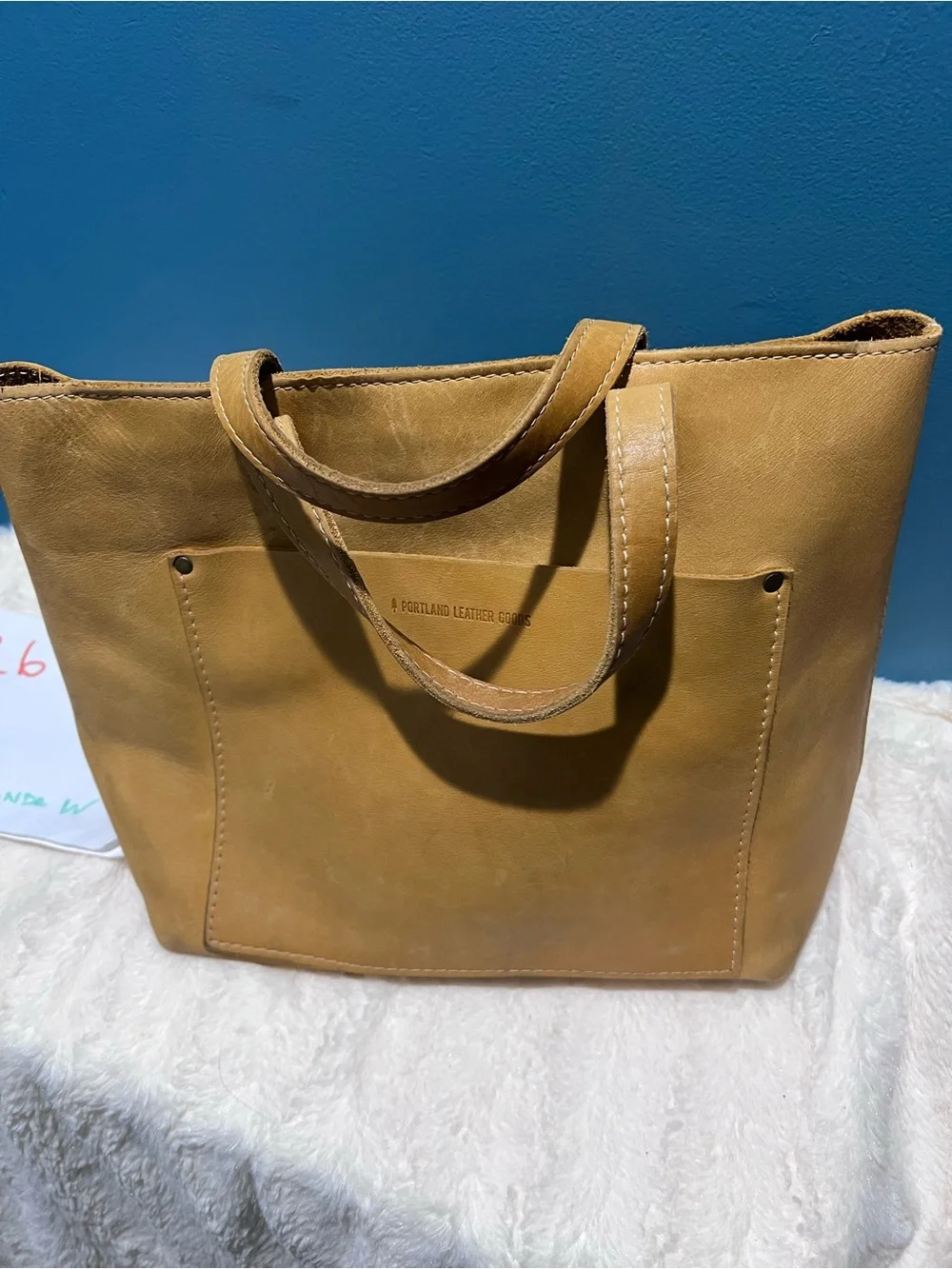 Portland leather Goods Med Zip Crossbody Sunflower